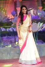 Smita Vallurupalli at An Ode To Weaves and Weavers Fashion show at HICC Novotel, Hyderabad on June 21, 2016